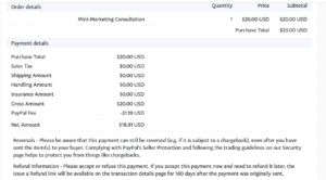 PayPal Credit Card Fee for Small Transactions